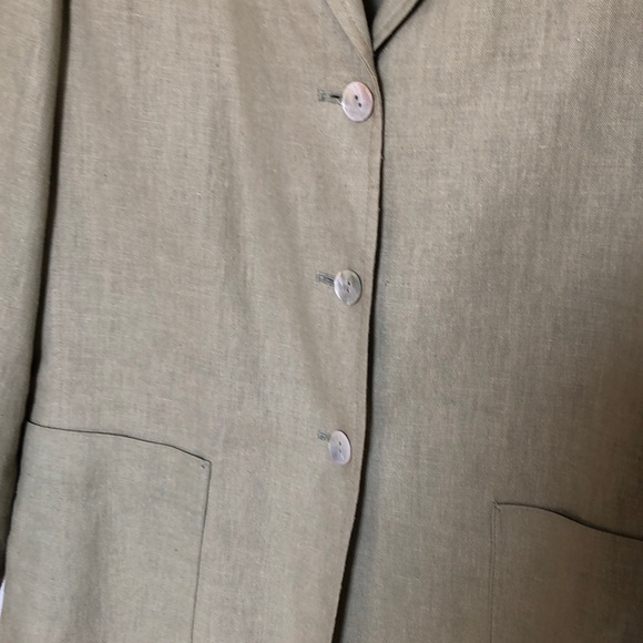 VTG Requirements Linen Blend Blazer size 8 - Picture 4 of 9